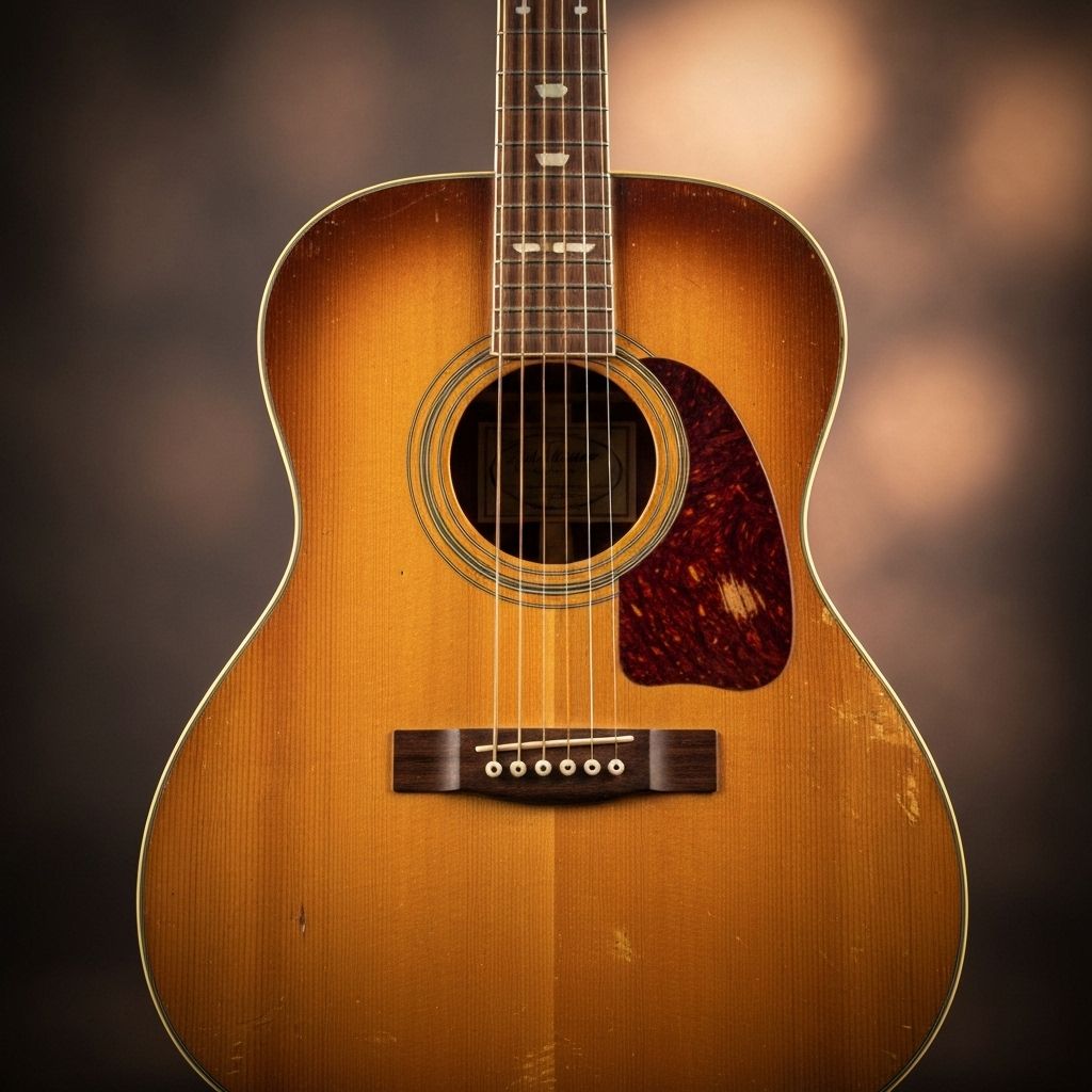 Vintage Acoustic Guitar